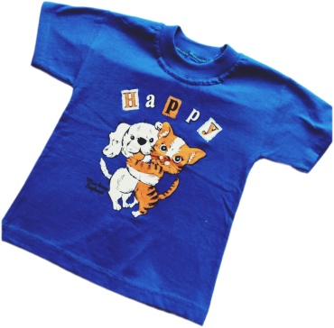 Футболка Happy дружок Asadik kids синий