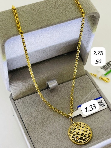 Italian Gold 567900 длина 50 см, вес 4.8 г золото, плетение двойной ромб