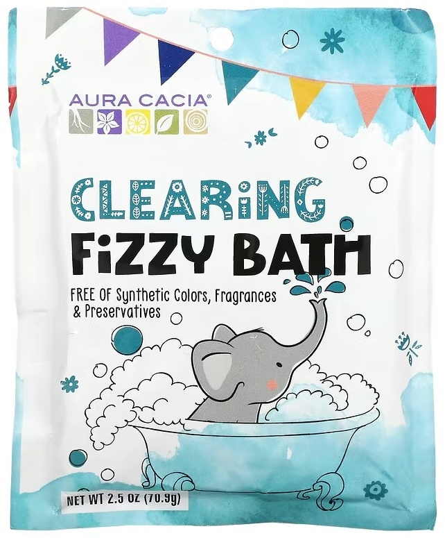 AURA CACIA Clearing Fizzy Bath морская соль 70.9 г