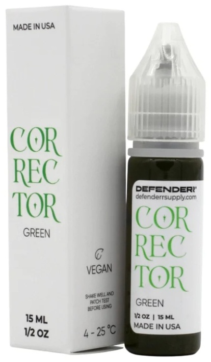 Defenderr Corrector пигмент №19 Green 15 мл