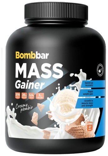 BombBar Mass Gainer сливочный пломбир 2700 г