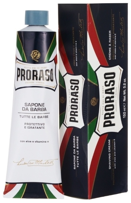 PRORASO Sapone Da Barba Алое Вера и Витамин Е крем для бритья 150 мл
