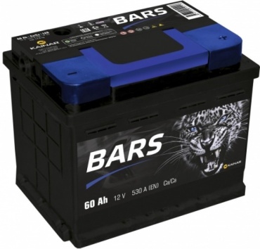 BARS 6ct-60Ah Silver 60 Ач обратная