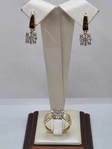 Zhanar Gold ZHA84-359 вес 6.46 г золото, цирконий
