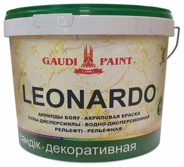 Gaudi Paint Leonardo акриловая основа, тон бежевый 15 кг