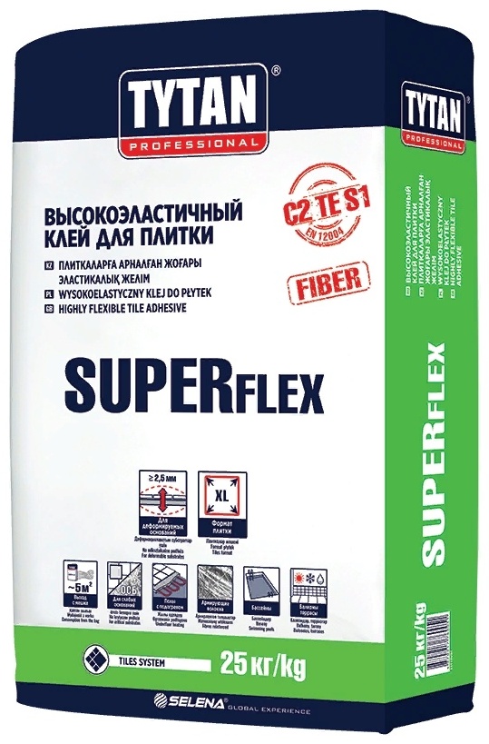 Купить TYTAN клей SUPERFLEX, 25 кг в Алматы – Магазин на Kaspi.kz