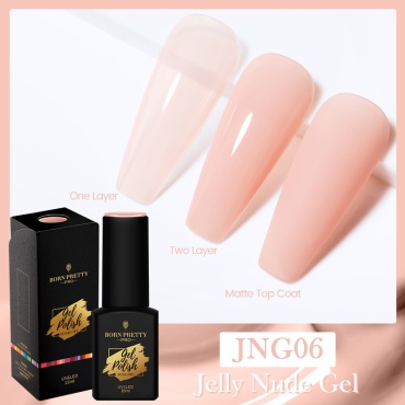BORN PRETTY гель-лак Nude №6 глянцевое 15 мл