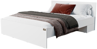 Кровать Мебель Азии Гармони 160х200, 160x200 см, белый
