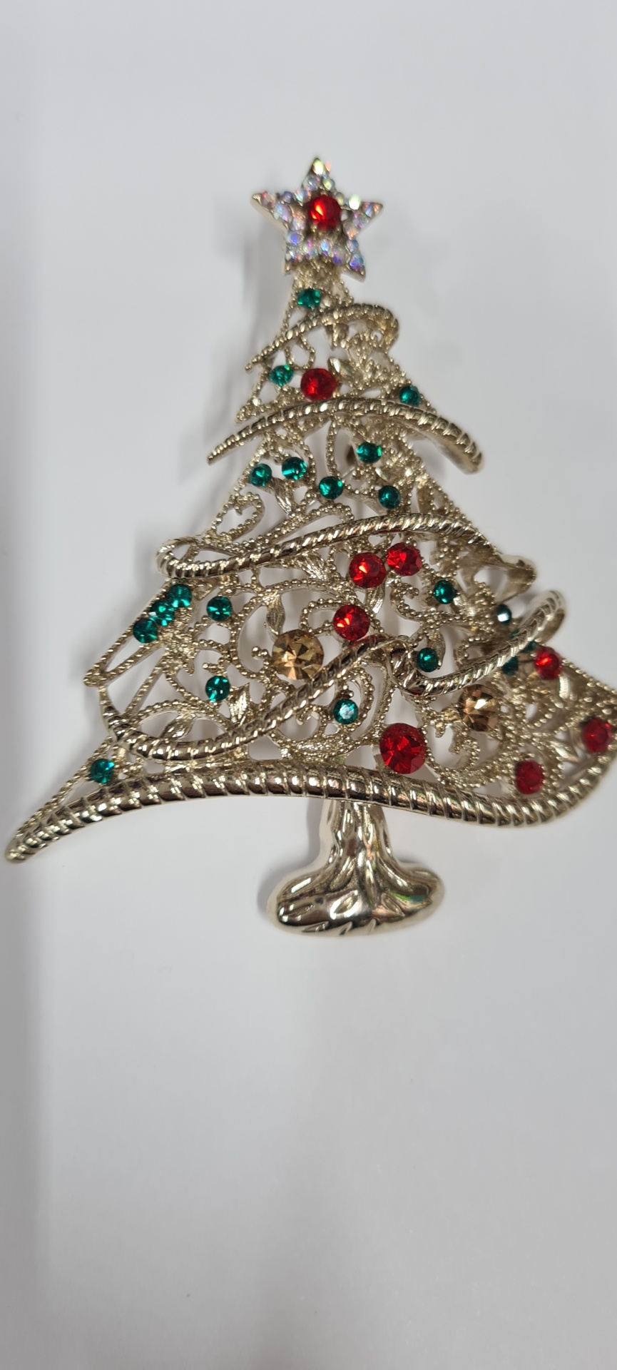 Брошь Aitaji бижутерный сплав, кристаллы Swarovski