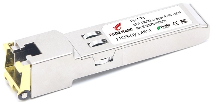 Модуль SFP С интерфейсом rj45. SFP трансивер для 10/100/1000 Base-t FH-st2. Трансивер FH-st2. Модуль оптический SFP FH-s3112cdl20.