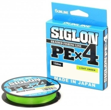 Леска Sunline плетеная Siglon PEx4 1.2PE 0.19 мм зеленый