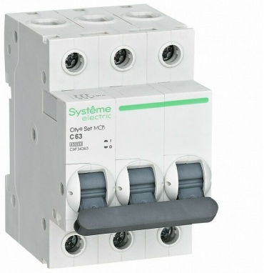 Systeme electric автоматический выключатель 3P 63 A, 4.5 кА, 400 В