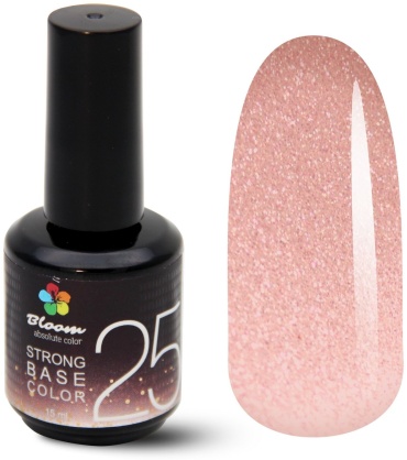 Bloom базовое покрытие Strong base Color №25 глянцевое 15 мл