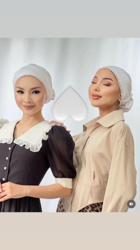 Тюрбан TURBAN CHALMA размер универсальный, белый