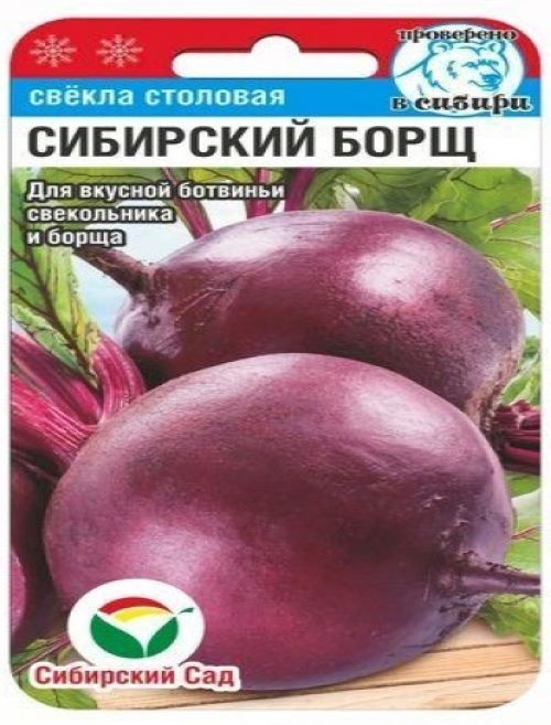 Сибирский сад свёкла Сибирский борщ