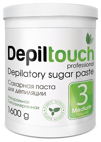 Depiltouch sugar series 3 гипоаллергенная паста, средняя 1600 г