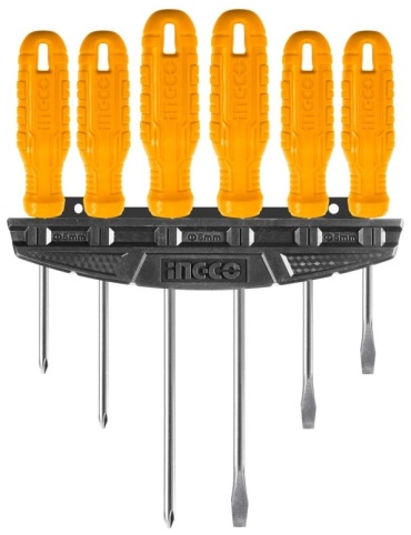 INGCO набор отверток HKSD0658, 6 шт.