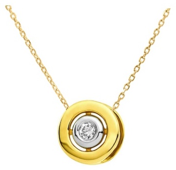Колье Tesori NECK-S570-230-YG-45 длина 45 см вес 2.29 г золото, бриллиант