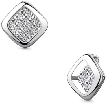 Подвеска AQUAMARINE 21249A.5 вес 0.84 г серебро, фианит
