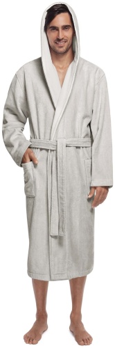 Хлопковый халат Togas серый