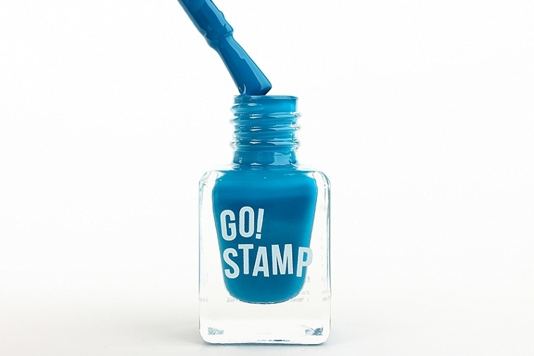 Go! Stamp лаки для стемпинга 073 North sea 6 мл