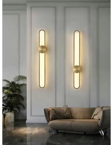 Бра настенный LED, золотистый
