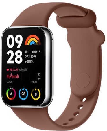 Ремешок MindStore для Xiaomi Band 9 Pro, Band 8 Pro коричневый