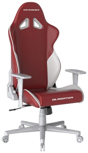 Игровое кресло DXRacer GC/LGN23LTC/RW, белый, красный