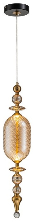 Люстра подвесная SVET KZ LED, кол-во ламп: 1 шт