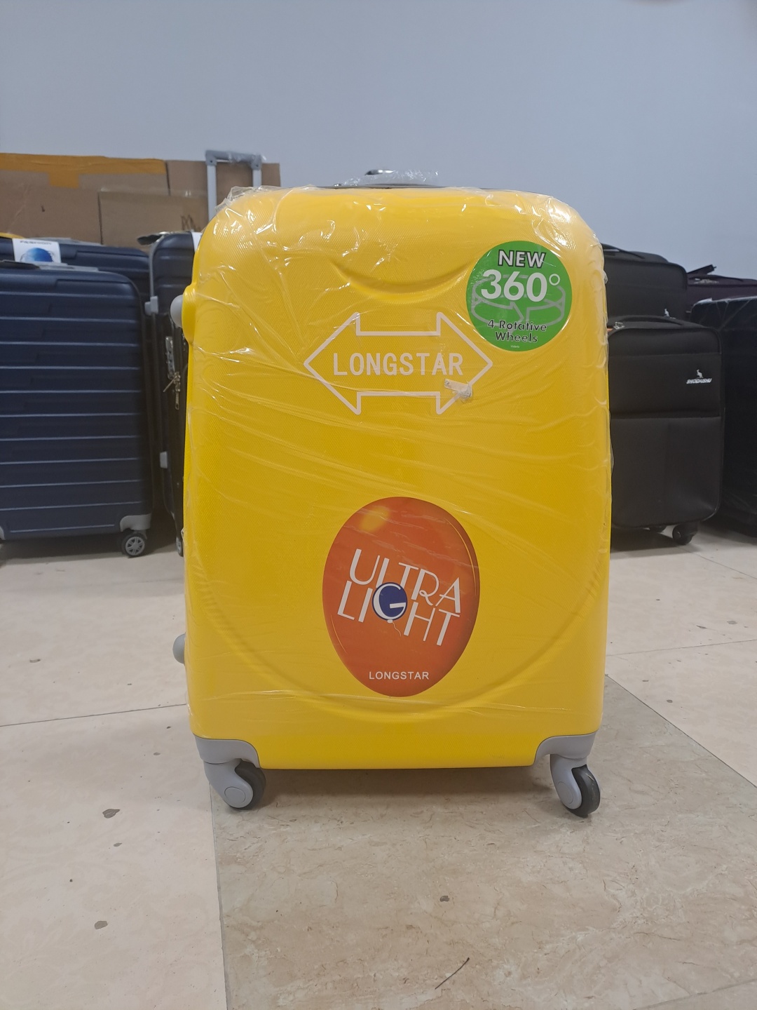 Купить Чемодан Longstar 294174 пластик 65 л желтый в кредит в Алматы ...