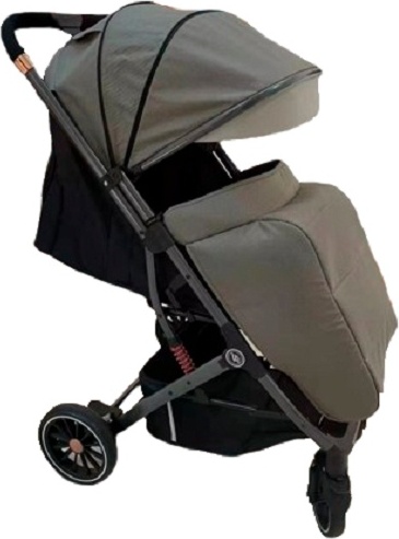 Коляска прогулочная Ining baby K307, серый