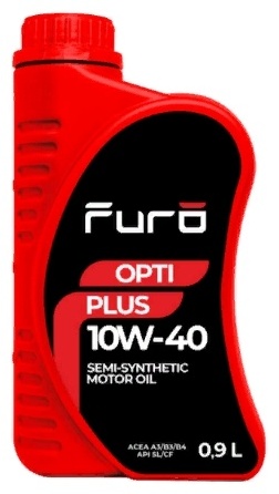 Полусинтетическое Furo Opti Plus 10W-40 0.9 л
