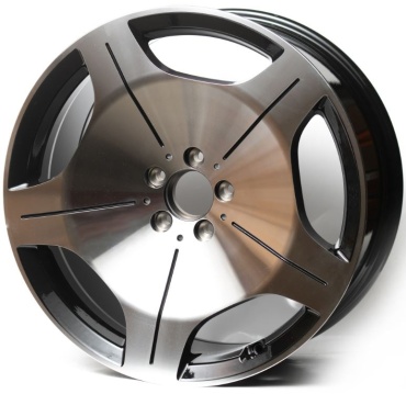 Kipardo H3069F 9.5x20/5x112 D66.5 ET43 4 диска черный, серебристый