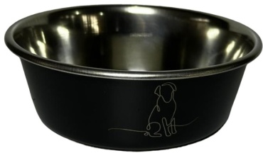 Миска Boogie HDNS(DL)- 1 Pt 470 мл черный, серебристый