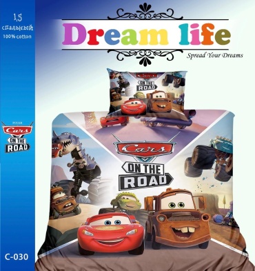 Комплект Dream life 1.5-спальный хлопок, поплин, : 50x70 см