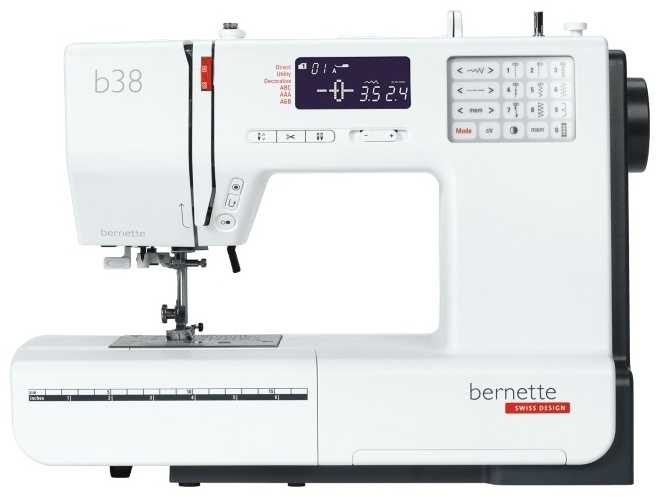 Швейная машина Bernina Bernette B38 белый, черный