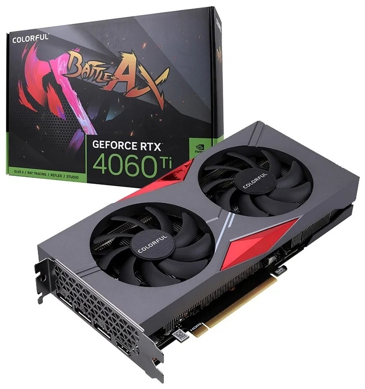 Видеокарта Colorful RTX 4060 Ti NB DUO 8GB-V 8 Гб