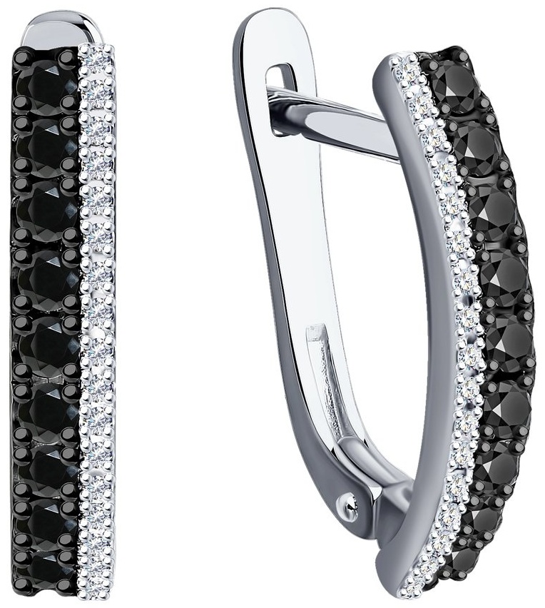 Серьги SOKOLOV EAR-SO-585-478935 вес 2.36 г золото, бриллиант