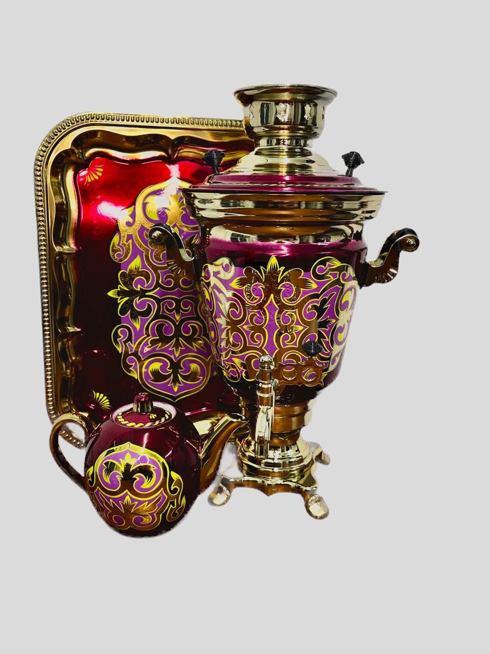 Матрешка Дом самовар Базовая коллекция 365966 4 л, латунь