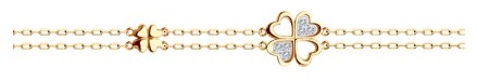 SOKOLOV BRA-SO-585-6692672-18 длина 18 см, вес 1.67 г золото, плетение фантазийное
