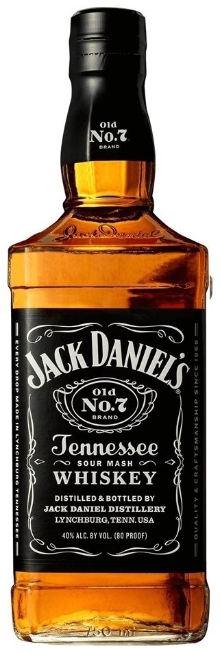 Виски Jack Daniels бурбон 40% 0.7 л
