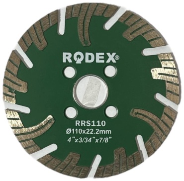 Диск отрезной алмазный 105x22.2х2.2 мм, Rodex RRS105