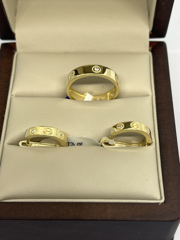Italian Gold 653350 вес 5.12 г золото, фианит