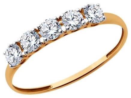 LUXOR JEWELRY LUXOR 019263_ 16.5_ 0.93 размер 16.5 вес 0.93 г золото, фианит