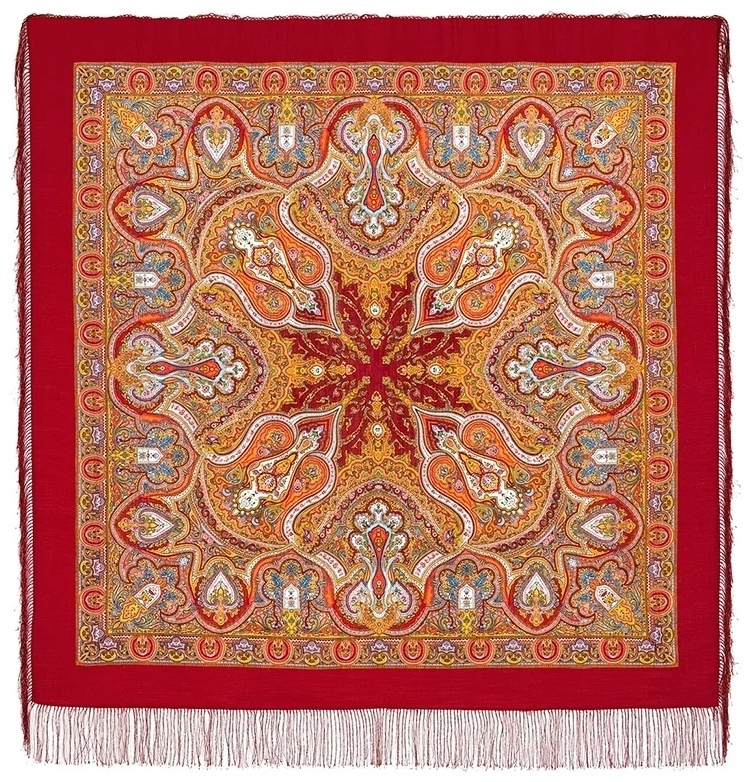 Шаль Павловопосад шерсть 146 x 146 см