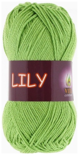 Моток Vita Cotton Lily 1609 Салатовый 125 м 50 г