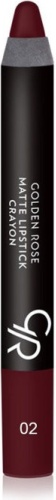 GOLDEN ROSE Matte Crayon помада-карандаш 02