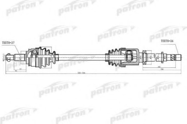 PATRON привод колеса PDS4994