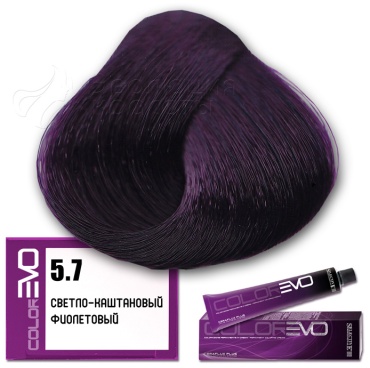 Selective Professional Colorevo 5.7 светло-каштановый фиолетовый крем-краска 100 мл