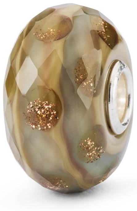 Шарм Trollbeads TGLBE-30094 вес 2.65 г серебро, муранское стекло